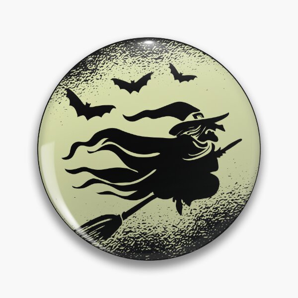 Item preview, Flying Witch Under the Full Moon Halloween Design designed and sold by Jack W Art.