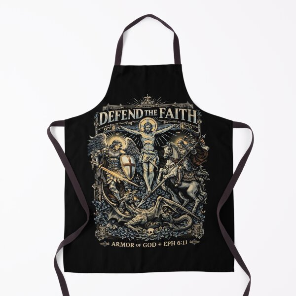 Item preview, Defend the Faith Armor of God Ephesians 6 11 Art designed and sold by LumenWear | Modern Catholic Apparel & Christian Gifts.
