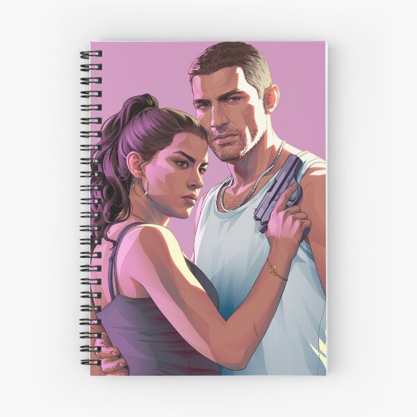 Item preview, GTA 6 Jason and Lucia  designed and sold by CortsideGoods.