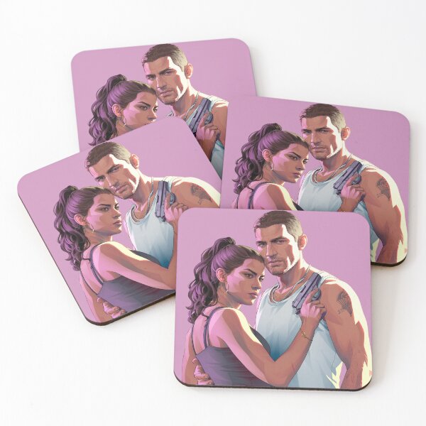 Item preview, GTA 6 Jason and Lucia  designed and sold by CortsideGoods.
