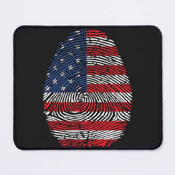 Item preview, American Flag Fingerprint USA Patriot Identity Design designed and sold by Jack W Art.