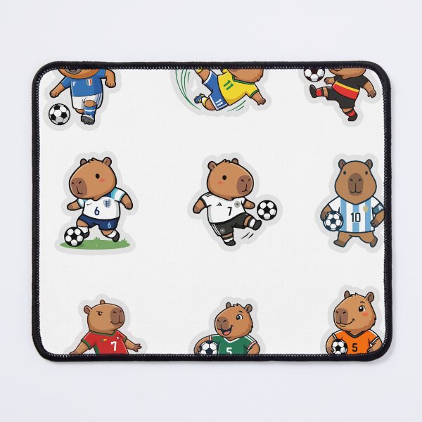 Item preview, Capybara Soccer Players Collection designed and sold by KAWAII STUDIO NB.