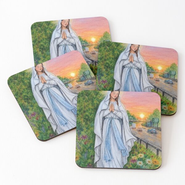 Item preview, Our Lady of the Highway designed and sold by Holyhearts.