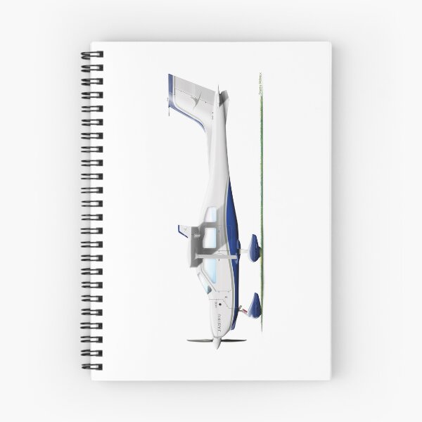 Artikelvorschau, Jabiru Flugzeug J430 entworfen und verkauft von Grubby Fingers Aircraft Illustration.