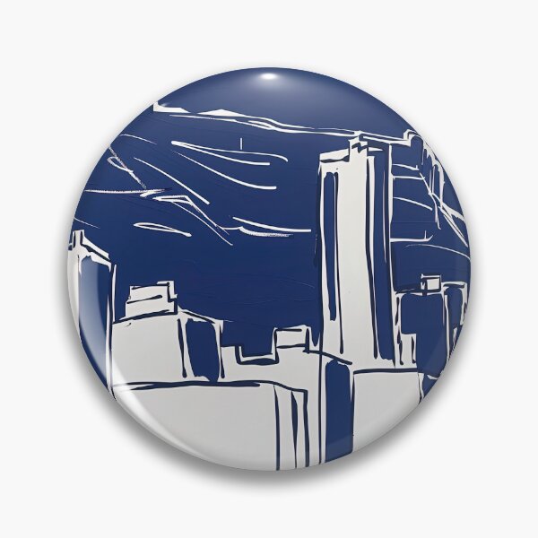 Item preview, Cape Town, South Africa - Blue Abstract Art designed and sold by shadow-bloom.