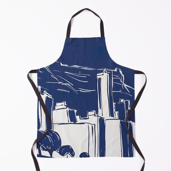Item preview, Cape Town, South Africa - Blue Abstract Art designed and sold by shadow-bloom.