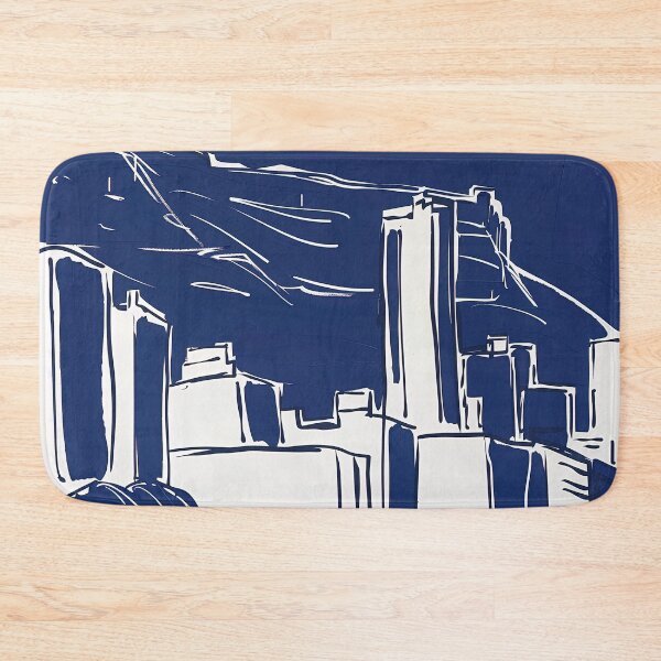 Item preview, Cape Town, South Africa - Blue Abstract Art designed and sold by shadow-bloom.