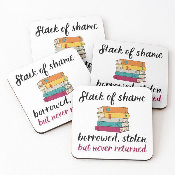 Item preview, Stack of shame, borrowed, stolen but never returned designed and sold by BritishDelights.