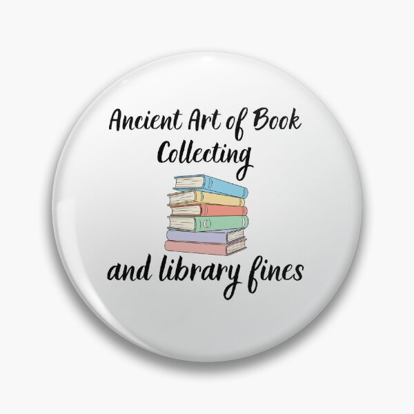 Item preview, Ancient Art of Book Collecting and library fines designed and sold by BritishDelights.