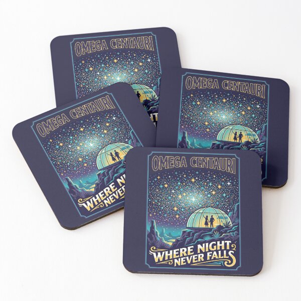 Item preview, Omega Centauri Retro NASA Travel Poster Million Stars designed and sold by RetroRewind Studio.