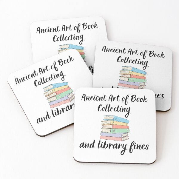 Item preview, Ancient Art of Book Collecting and library fines designed and sold by BritishDelights.