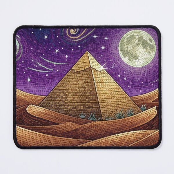 Item preview, Starry Pyramid Desert Mosaic Art designed and sold by KCdS2026.