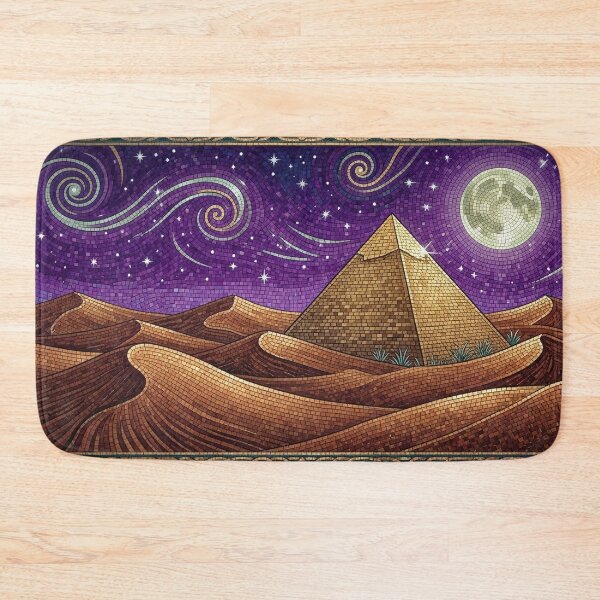Item preview, Starry Pyramid Desert Mosaic Art designed and sold by KCdS2026.