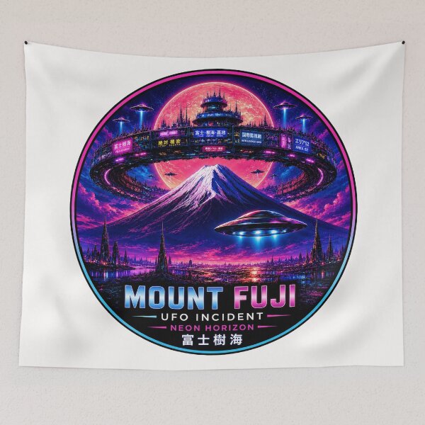 Item preview, Mount Fuji UFO Incident – NEON　HORIZON designed and sold by Handcan.