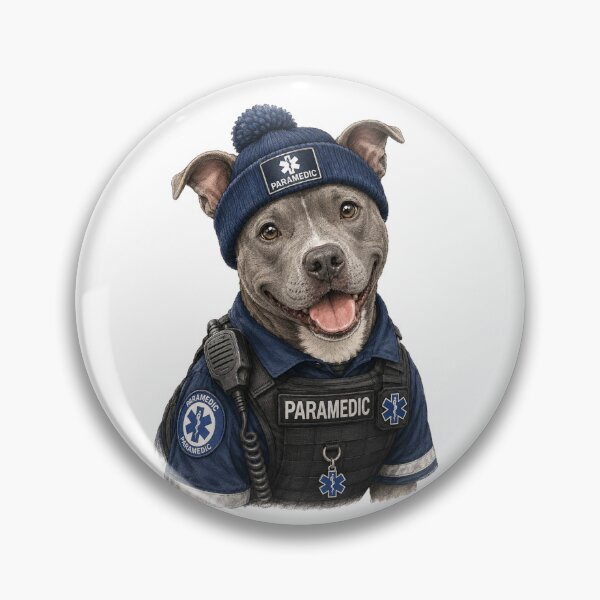 Item preview, Paramedic Pitbull designed and sold by Digital-Dogs.
