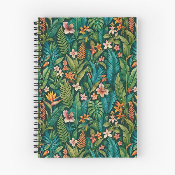 Item preview, Vibrant Tropical Rainforest Botanical Seamless Pattern designed and sold by zenjiinspired.