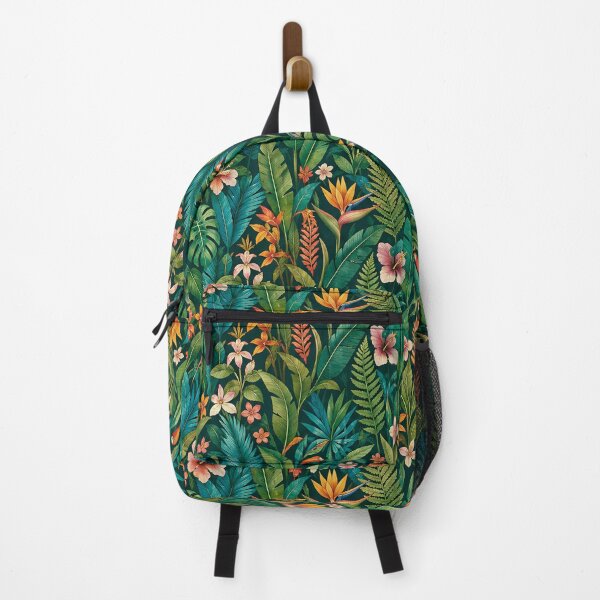 Item preview, Vibrant Tropical Rainforest Botanical Seamless Pattern designed and sold by zenjiinspired.