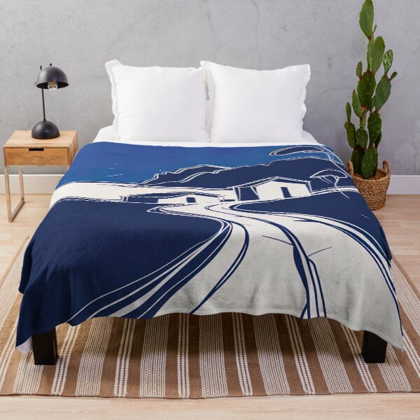 Item preview, Cape Verde landscape - Blue Abstract Art designed and sold by shadow-bloom.