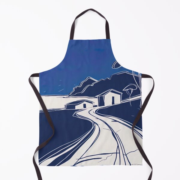 Item preview, Cape Verde landscape - Blue Abstract Art designed and sold by shadow-bloom.