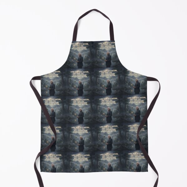 Item preview, Einstein Inspired Look Deep Into Nature And Then You Will Understand Everything Better Quote Art designed and sold by Donsean22.