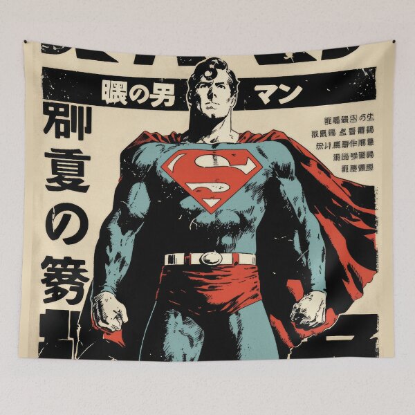 Item preview, Duotone Man of Justice  designed and sold by AnimeArsenalPrints.