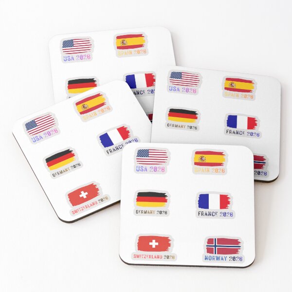Item preview,  "National Flags Collection 2026 Patriotic Travel Design" or "World Flags 2026 International Sports designed and sold by KAWAII STUDIO NB.