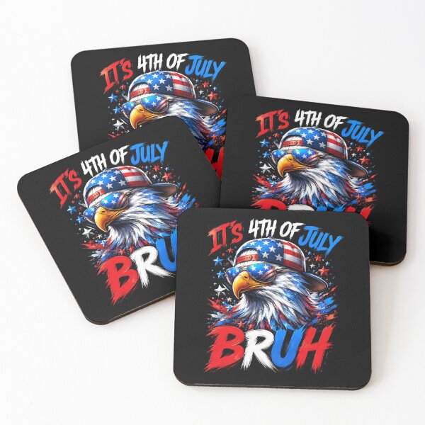 Item preview, Its 4th Of July Bruh Funny Patriotic Eagle USA Meme designed and sold by Ali-printshop.