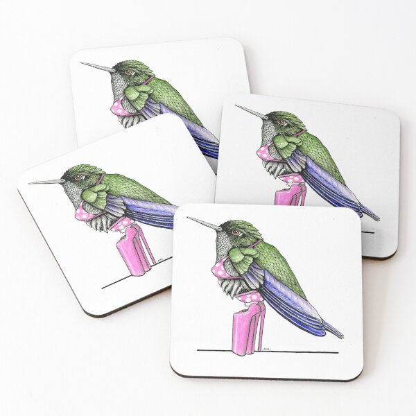 Item preview, Hoary Puffleg in Very High Heels designed and sold by JimsBirds.