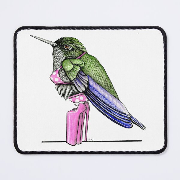 Item preview, Hoary Puffleg in Very High Heels designed and sold by JimsBirds.