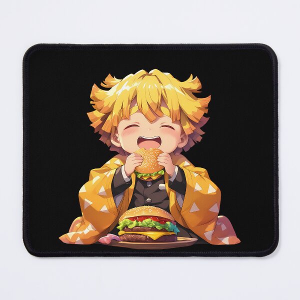 Item preview, Zenitsu Agatsuma Demon Slayer Chibi Burger Golden Joy designed and sold by earlobejerk.