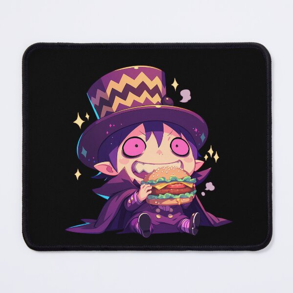 Item preview, Mephisto Pheles Blue Exorcist Chibi Burger Magical Kawaii Bite designed and sold by earlobejerk.
