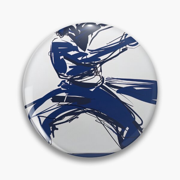 Item preview, Capoeira - Blue Abstract Art designed and sold by shadow-bloom.