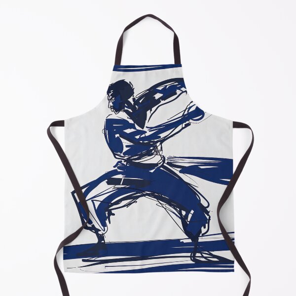 Item preview, Capoeira - Blue Abstract Art designed and sold by shadow-bloom.