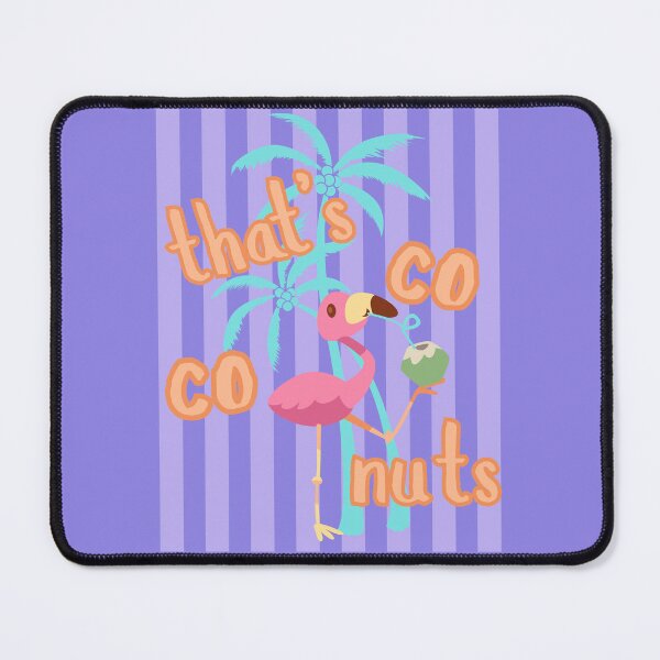 Item preview, That's Coconuts Pink Flamingo Tropical Cocktail Drink Summer Beach Vibes designed and sold by Forevermore.