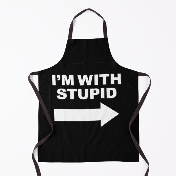 Item preview, I'm With Stupid Funny Arrow T-Shirt | Classic Sarcastic Humor Novelty Design designed and sold by GarnerSupplyCo.