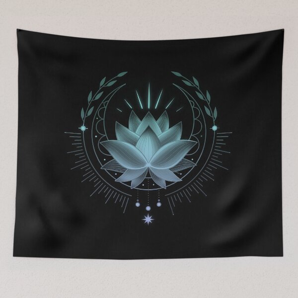 Item preview, Icy Lotus Mystic Emblem designed and sold by MarlonOspinaStore.