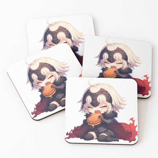 Item preview, Darc Jeanne Darc Alter Fate Grand Order Chibi Kawaii Burger Anime Girl Dark Charm designed and sold by earlobejerk.