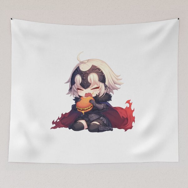 Item preview, Darc Jeanne Darc Alter Fate Grand Order Chibi Kawaii Burger Anime Girl Dark Charm designed and sold by earlobejerk.