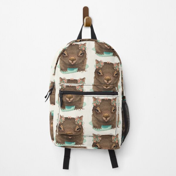Item preview, Cute Floral Floral Wombat Australian Wildlife designed and sold by Karin Taylor.