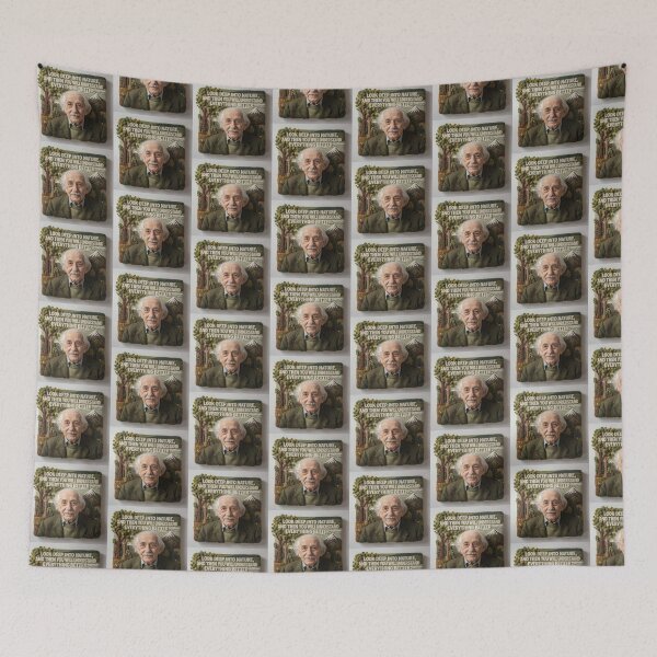 Item preview, Amazing Einstein Inspired Look Deep Into Nature And Then You Will Understand Everything Better Quote Wool Art designed and sold by Donsean22.
