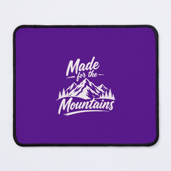 Item preview, Made for the Mountains White Typography Design | Hiking Adventure Mountain Lover Graphic designed and sold by DesignHouse07.