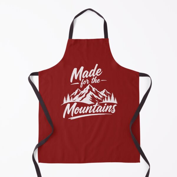 Item preview, Made for the Mountains White Typography Design | Hiking Adventure Mountain Lover Graphic designed and sold by DesignHouse07.