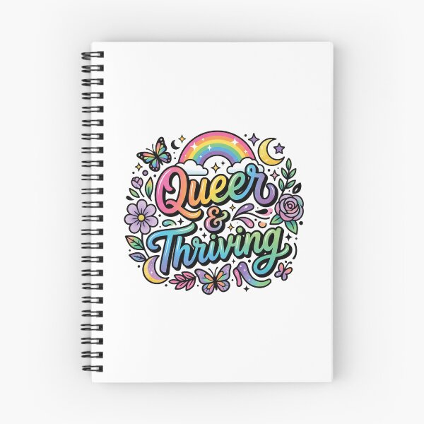 Item preview, Queer And Thriving LGBTQ Pride designed and sold by BluePrint Vibe.
