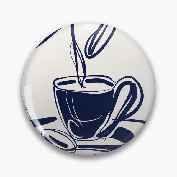 Item preview, Cappuccino - Blue Abstract Art designed and sold by shadow-bloom.