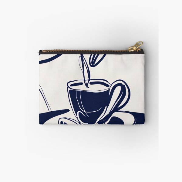 Item preview, Cappuccino - Blue Abstract Art designed and sold by shadow-bloom.