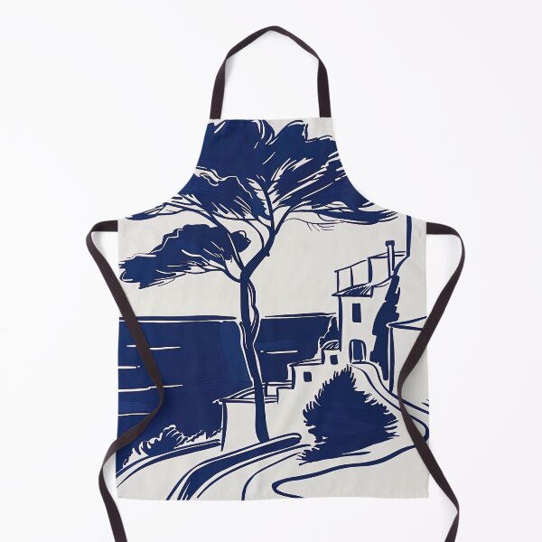 Item preview, Capri, Italy - Blue Abstract Art designed and sold by shadow-bloom.