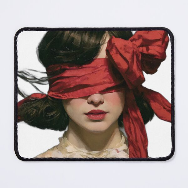 Item preview, Crimson Blindfold | Gothic Aesthetic Art designed and sold by UniqYou.