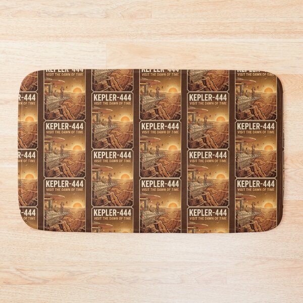 Item preview, Kepler-444 Ancient World Retro NASA Travel Poster designed and sold by RetroRewind Studio.