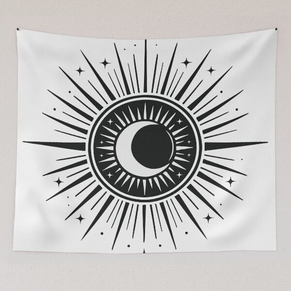 Item preview, Celestial Sun Moon Mandala designed and sold by MouhamedAdel95.