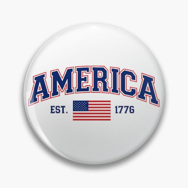 Item preview, America Est 1776 Vintage Varsity Style | Patriotic USA Flag Design designed and sold by mansourhamid.